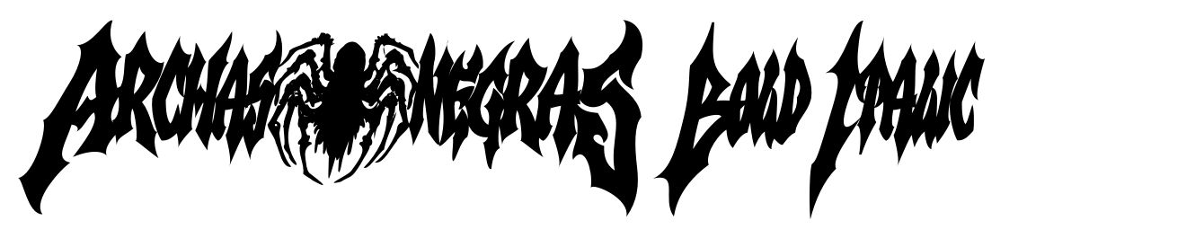 Archaz Negras Bold Italic